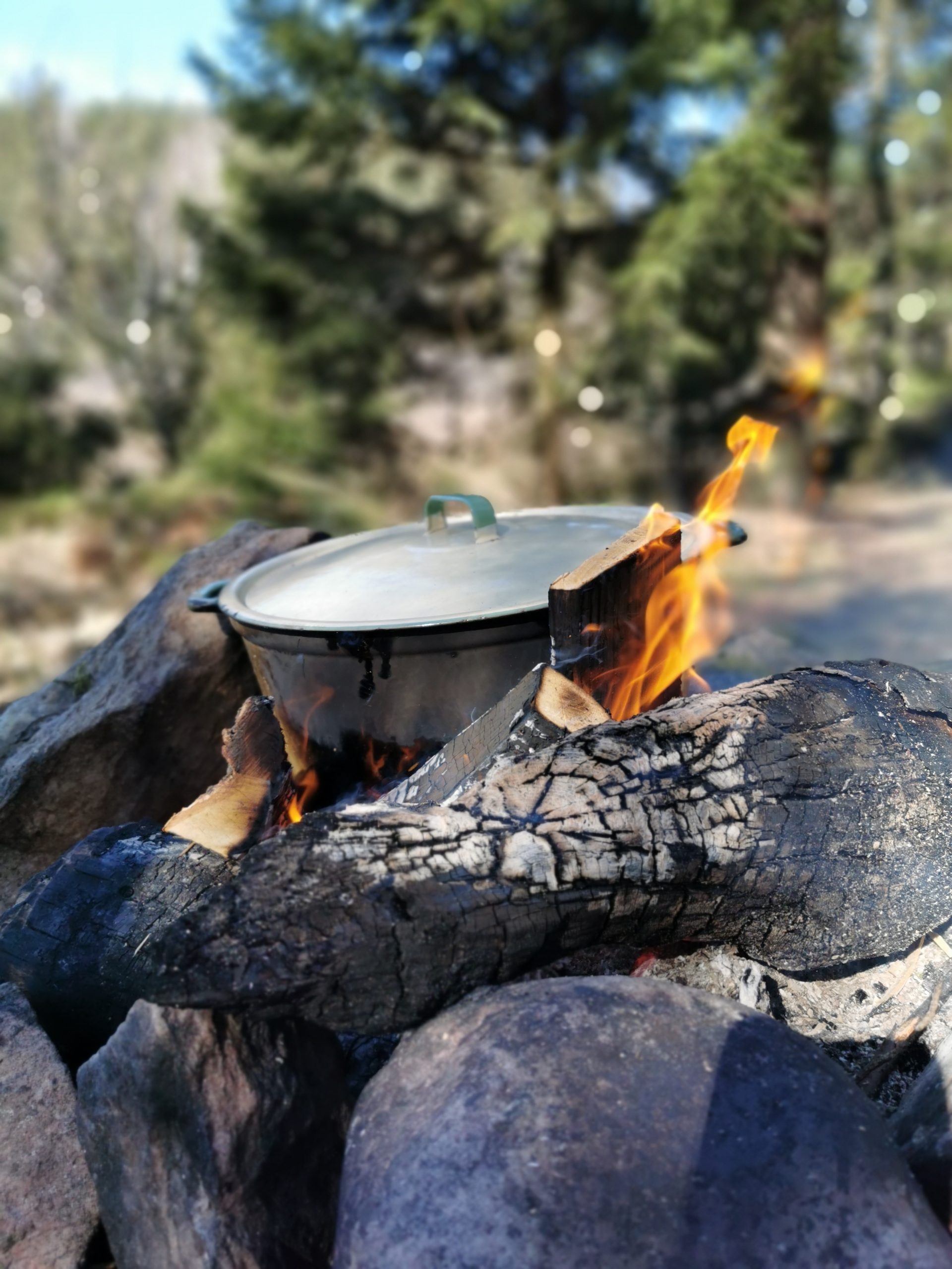 Matlagning över öppen eld